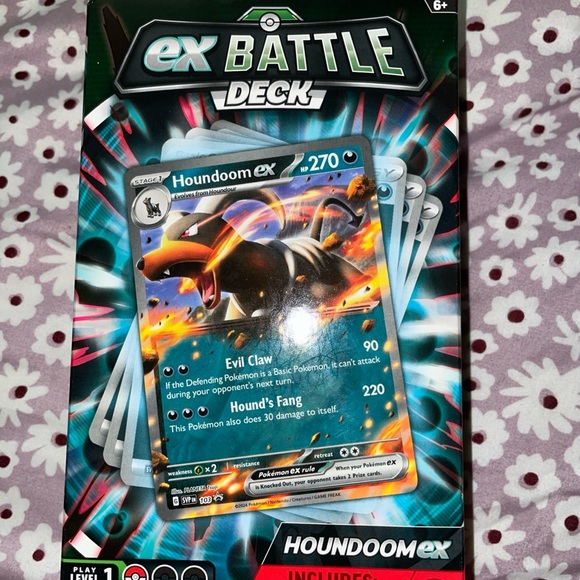 Pokemon Houndoom EX Battle Deck - Black and Orange - Picture 1 of 1
